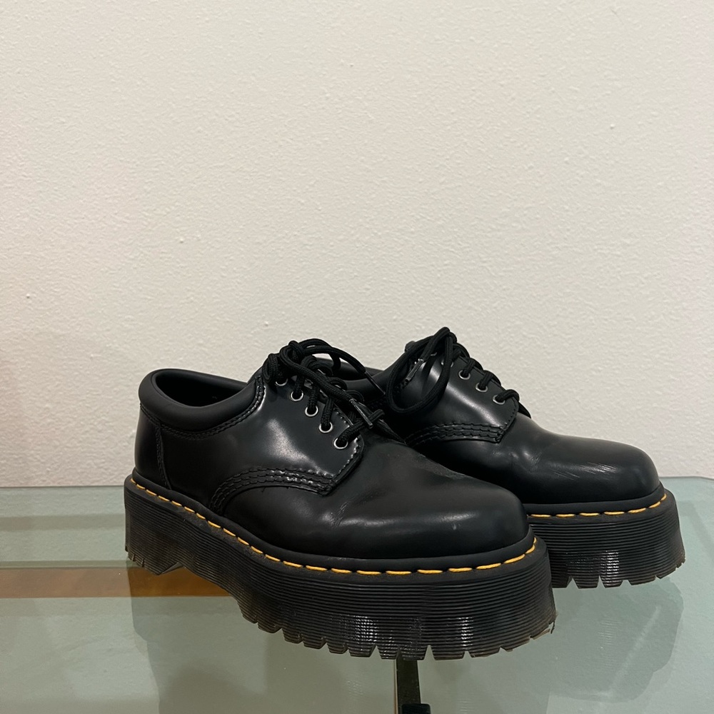 Dr. Martens 8053 Quad Leather Platform Shoes
